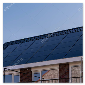 Tetto con pannelli fotovoltaici